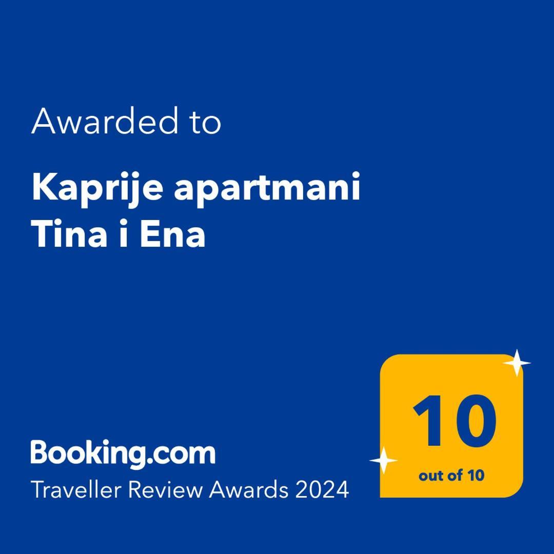 Kaprije Apartmani Tina I Ena Zewnętrze zdjęcie